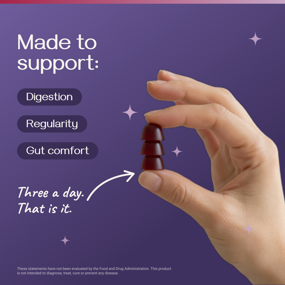 Seya Full Fiber — berry flavour, 60 gummies, 20 servings