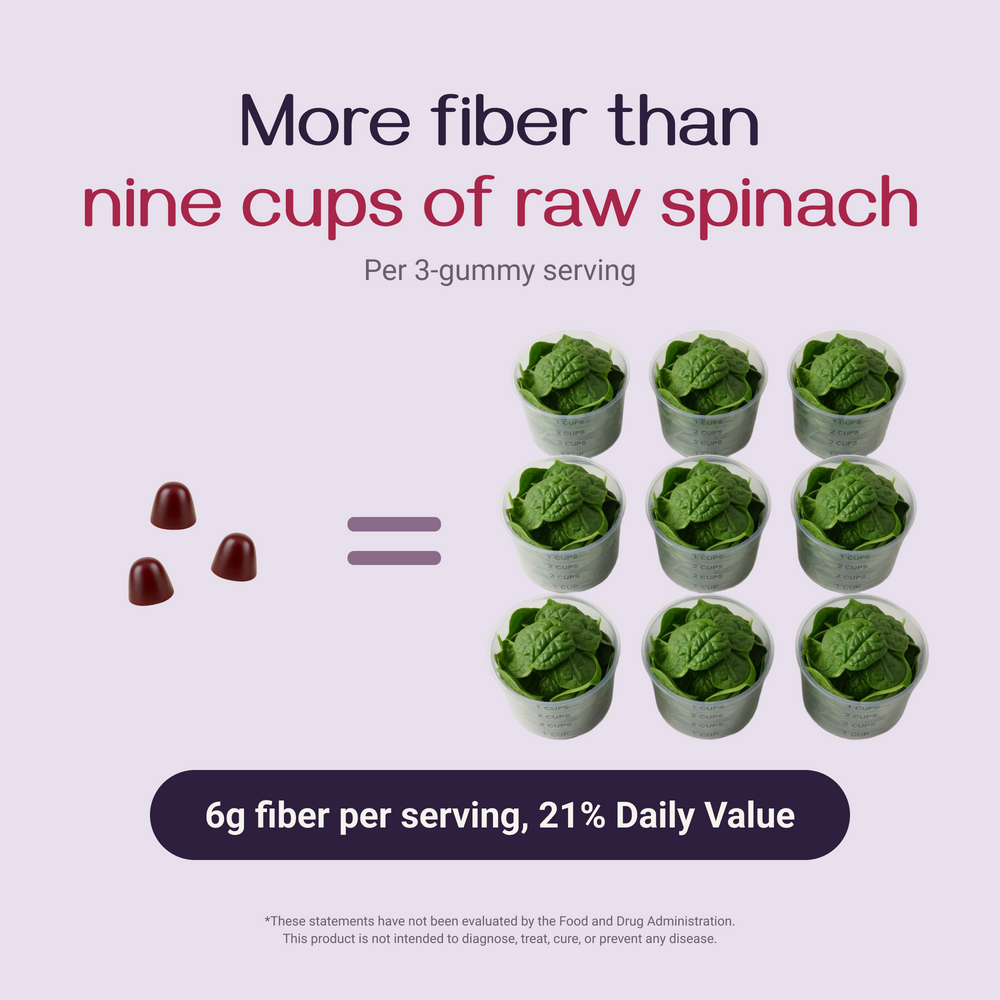 Seya Full Fiber — berry flavour, 60 gummies, 20 servings