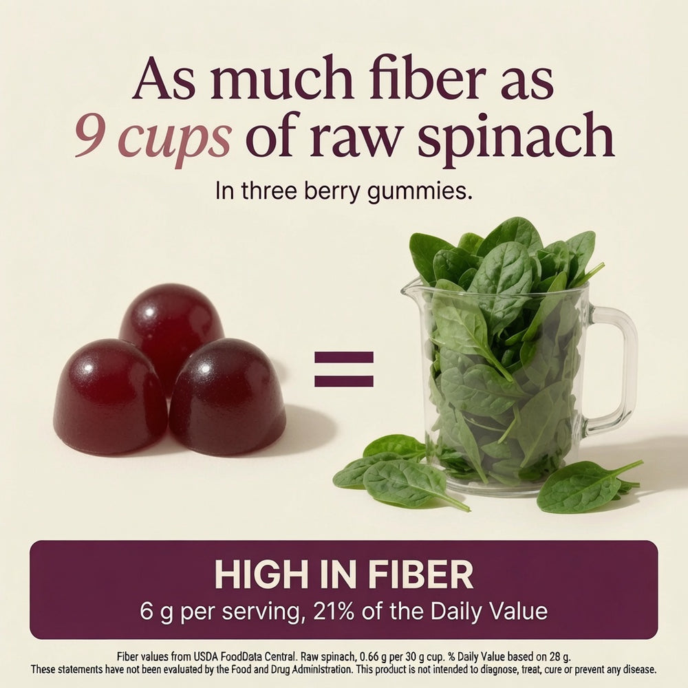 Seya Full Fiber pouch, berry flavor, 60 gummies