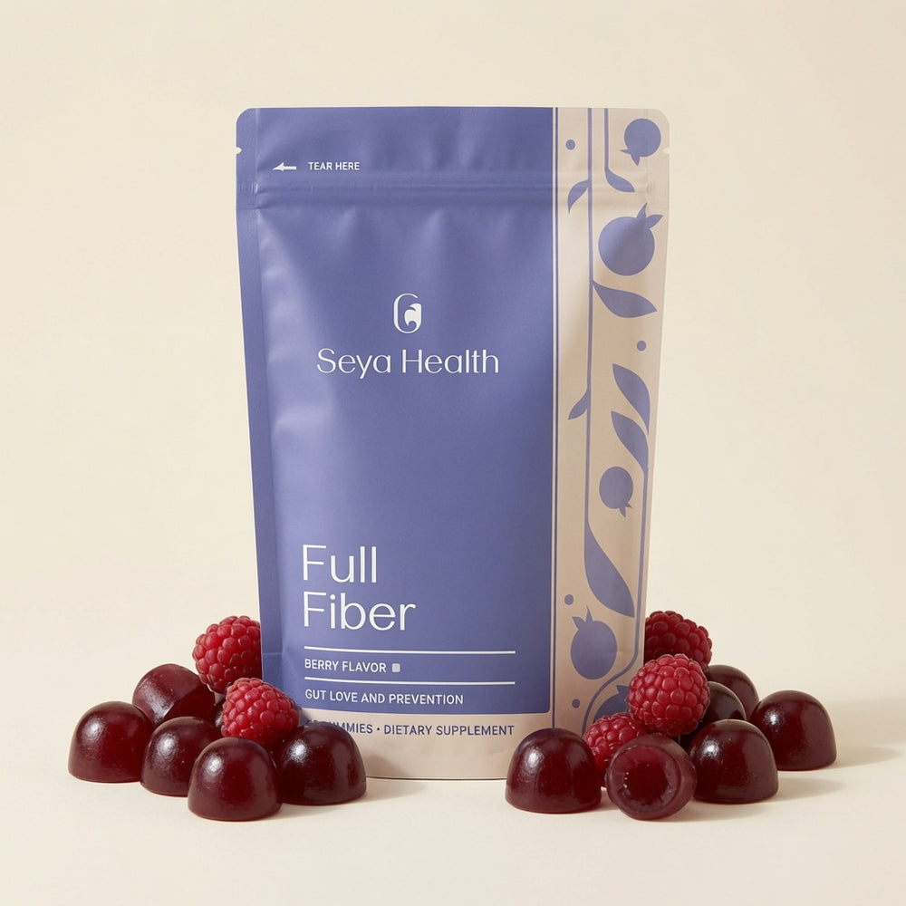 Seya Full Fiber pouch, berry flavor, 60 gummies
