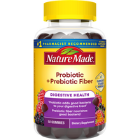 Nature Made Probiotic + Prebiotic Fiber Gummies