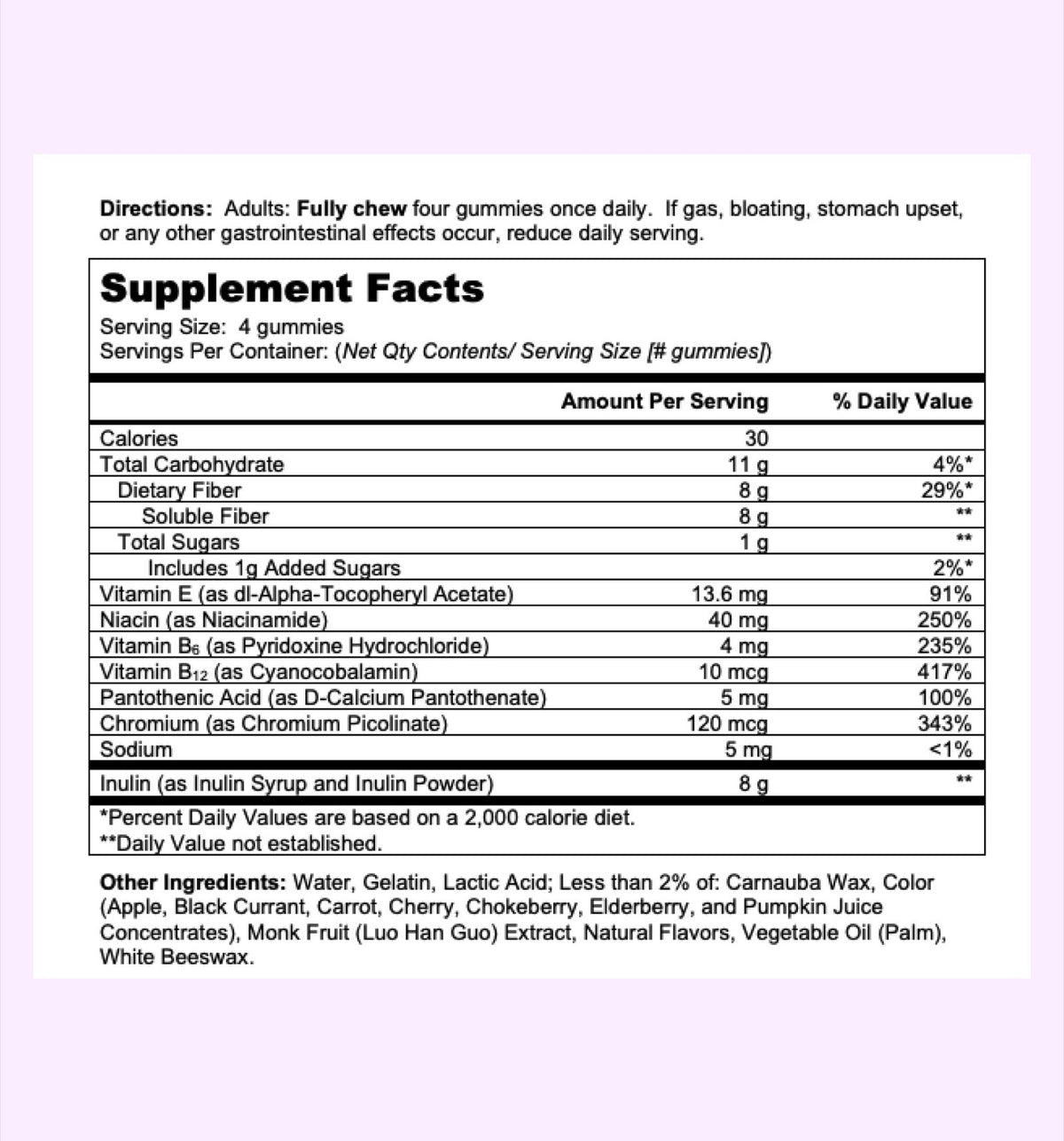 MiraFIBER Gummies